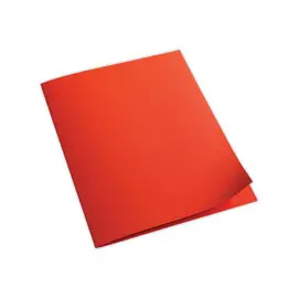 100 Chemises cartonn&eacute;es color&eacute;es - Rouge - FIDUCIAL 