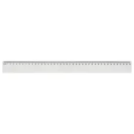 R&egrave;gle de bureau simple en plastique  - 40 cm 