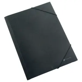 Chemise 3 rabats &agrave; &eacute;lastiques en polypropyl&egrave;ne - 5/10e - Noir - FIDUCIAL 