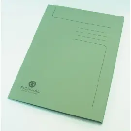 50 Chemises sous-dossier carte 2 rabats - Vert - FIDUCIAL 
