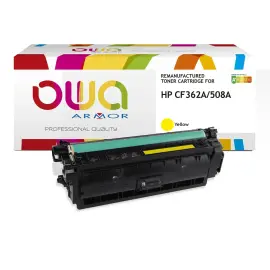 Toner &eacute;q. HP CF362A - Jaune - OWA 