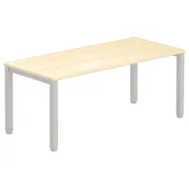 Bureau BRUXELLES 180 x 80 h&ecirc;tre - pieds aluminium 