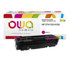Toner &eacute;q. HP CF413X - Haute capacit&eacute; - Magenta - OWA 