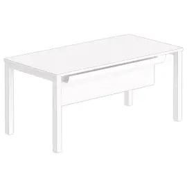Goulotte L 160 blanc 