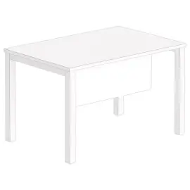 Voile de fond L 120 blanc 