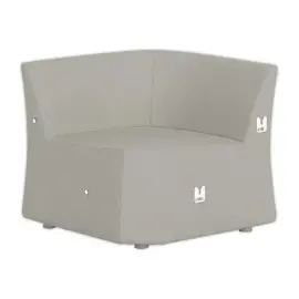 Chauffeuse Jones module angulaire - gris 