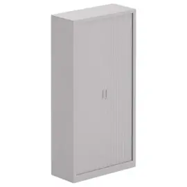 Armoire haute m&eacute;tallique - 198x100 cm - Aluminium 