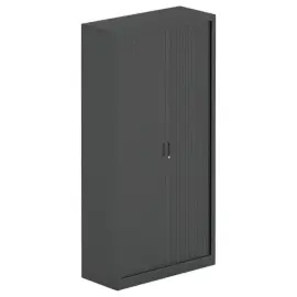 Armoire haute m&eacute;tallique - 198 x 100 cm - Anthracite 