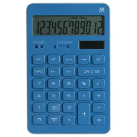 Calculatrice bleue color&eacute;e M12 - ACCESS 