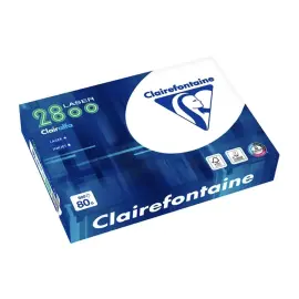 5 Ramettes de 500 feuilles papier blanc laser CLAIREFONTAINE 2800 A4 80g 