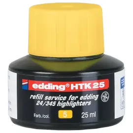 Recharge surligneur EDDING - Ecoline E24 - Jaune 