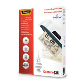 100 Pochettes de plastification ImageLast brillantes - A4 - 125&micro; - Fellowes 