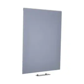 Tableau verre magn&eacute;tique  Glassboard gris - 60 x 90cm 