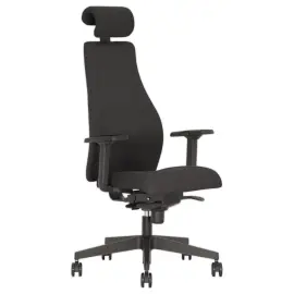 Si&egrave;ge de bureau synchrone Viden - Tissu - Noir 