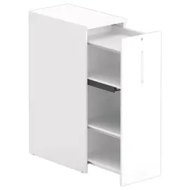 Armoire Orga tower ouverture &agrave; droite H1300 blanc 