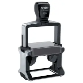 Tampon professionnel personnalisable 5274 - Encre noire - 10 lignes max - TRODAT 