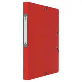 Bo&icirc;te de classement - 24x32 Dos 25 mm - rouge - FIDUCIAL 