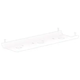 Goulotte double L 160 blanc 