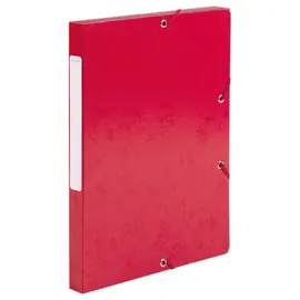 Bo&icirc;te de classement carte  - Dos 2,5 cm rouge - ACCESS 