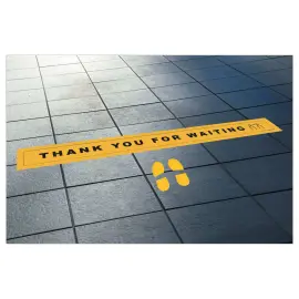 4 Bandes de signalisation au sol 