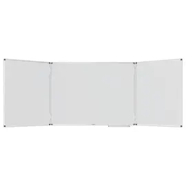 Tableau blanc triptyque UNITE PLUS - Surface &eacute;maill&eacute;e - 90 x 120 cm - Legamaster 
