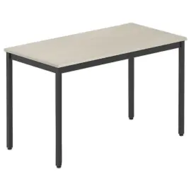 Table modulaire rectangulaire 120 x 60 acacia / noir 
