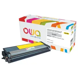 Toner &eacute;q. BROTHER TN-329Y - Haute capacit&eacute; - Jaune - OWA 