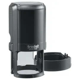 Timbre personnalisable Printy 4642 - Noir - &Oslash; 42 mm - 8 lignes max. 