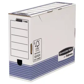 10 Bo&icirc;tes &agrave; archives automatiques Banker's box - Dos 10 cm - FELLOWES 