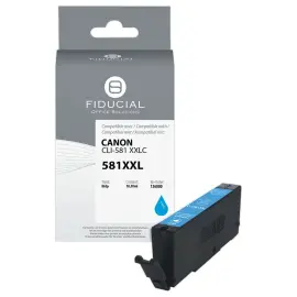 Cartouche &eacute;quivalent Canon CLI-581XXL - Cyan - Fiducial 