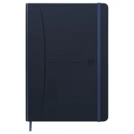 Cahier Signature broch&eacute; A5 160 pages 5x5. Bleu 