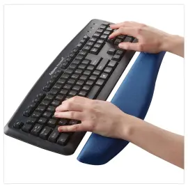 Repose-poignets clavier plushtouch microban bleu 