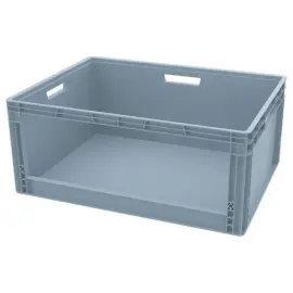 Bac picking avec ouverture longueur gris 145L 