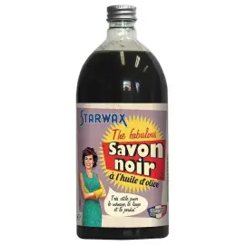 SAVON NOIR A L HUILE D OLIVE FLACON 1LSTARWAX 