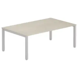 Table modulaire rectangulaire 200 x 120 acacia/ alu 