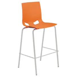 Tabouret haut FONDO HOCKER polypropyl&egrave;ne orange 