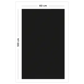 Rev&ecirc;tement mural magn&eacute;tique adh&eacute;sif Ferplex - 2m x 60cm - noir 