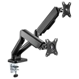 Bras porte-&eacute;cran double articul&eacute; Ergo Line Noir 