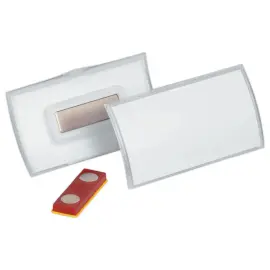 10 Porte-badge &agrave; aimant ClickFold Fix Plus 7,4 x4 cm DURABLE 