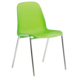 Chaise Charlotte translucide vert 