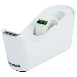 D&eacute;vidoir scotch blanc + 1 rouleau Scotch Magic tape 19mm x 33m 