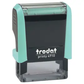 Tampon Printy - Personnalisable - 26 x 9 mm - Vert pastel - TRODAT 