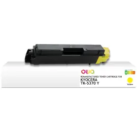 Toner &eacute;quivalent Kyocera TK-5370Y - Jaune - Owa 