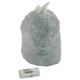200 Sacs verts pour d&eacute;chets quotidiens 110L 
