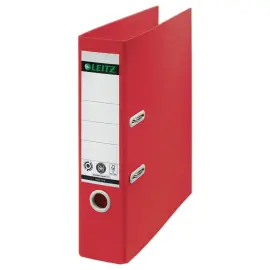 Classeurs &agrave; levier 180&deg; LEITZ Recycl&eacute; A4 - Dos 8 cm - Rouge 