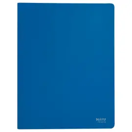 Prot&egrave;ge-documents - A4 en PP recycl&eacute; - 40 pochettes - Bleu - LEITZ 