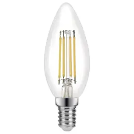Ampoule Omni filament LED flamme  E14 4,2W 470LM 4000K claire 