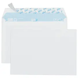 50 enveloppes blanches - C5 - 162x229 80g - bande silicon&eacute;e - GPV EVERY DAY 