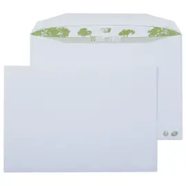 250 enveloppes MSPA extra blnches 229x324 mm 100% recycl 80g bande gomm&eacute;e 