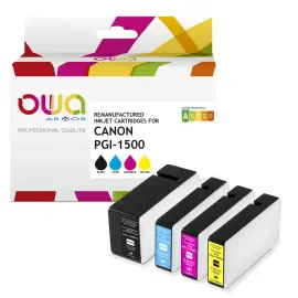 Cartouches eq. CANON PGI-1500XL - Haute capacit&eacute; - OWA 